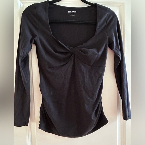 Old Navy black maternity top. XS - Picture 1 of 2